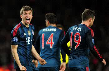 Bayern against Man-City 2014